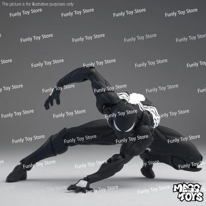 In Stock Mess Toys Spider Man Symbiote Spiderman Messtoys Black Suit Neighbor Scarlet Spider Anime Action Figure Gifts Toys