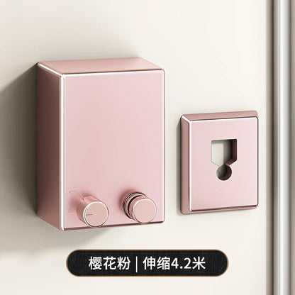 Retractable Clothesline Clothes Drying Rack For Household Stainless Seel Pull-Out Clothes-Drying Machine Rope Space-Saving