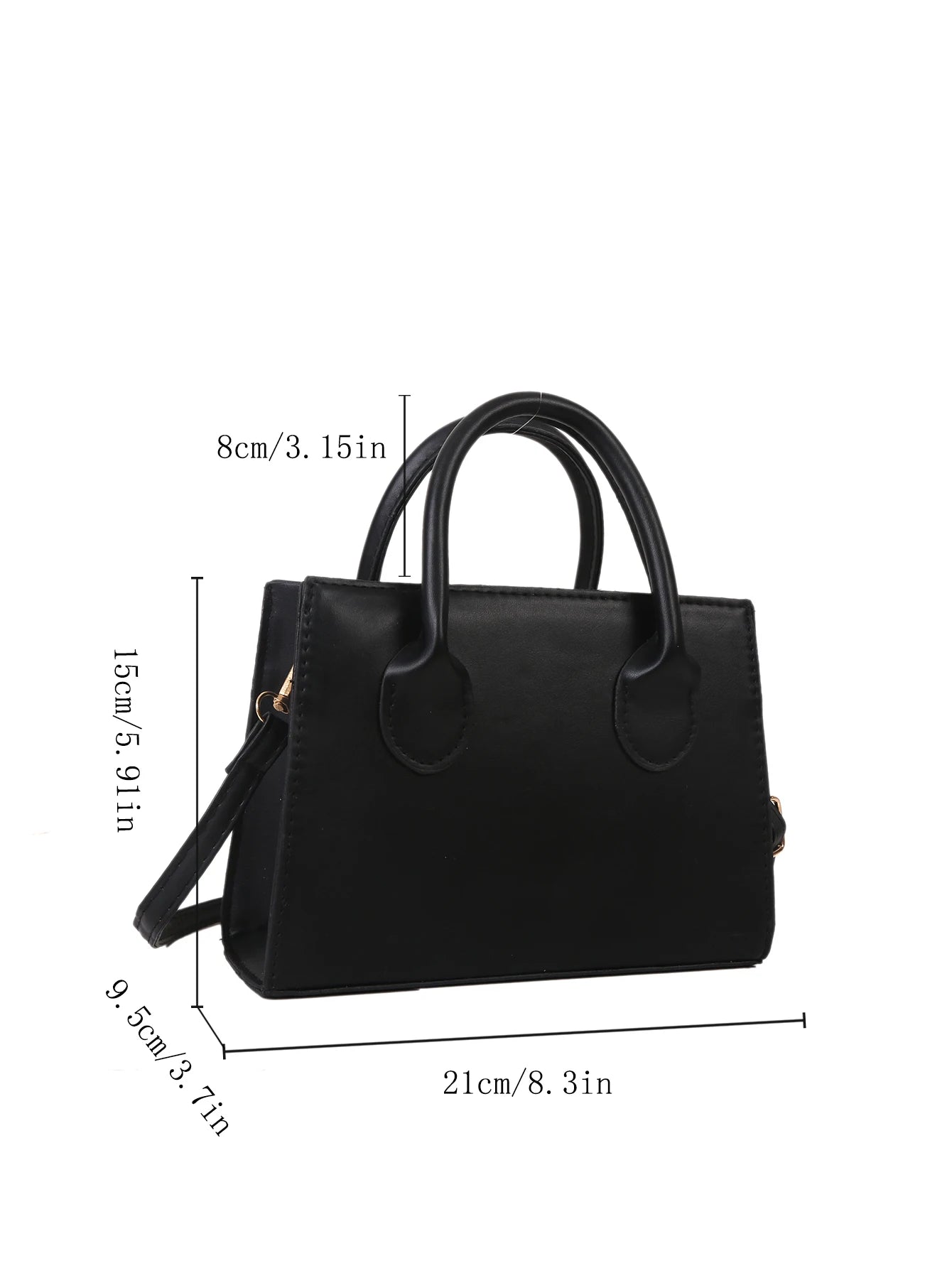 PU Leather Casual Crossbody Bag for Women – Large Capacity Designer Tote Handbag Shoulder Bag