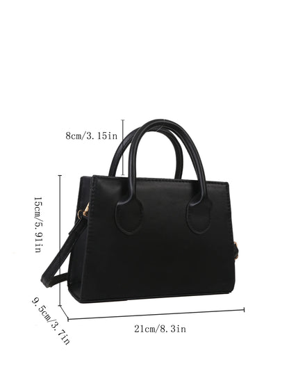 PU Leather Casual Crossbody Bag for Women – Large Capacity Designer Tote Handbag Shoulder Bag