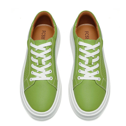 Genuine Leather Men's Summer Shoes Breathable Sneakers New Arrival Male Skateboard Footwear Versatile Trainers Tenis Masculino