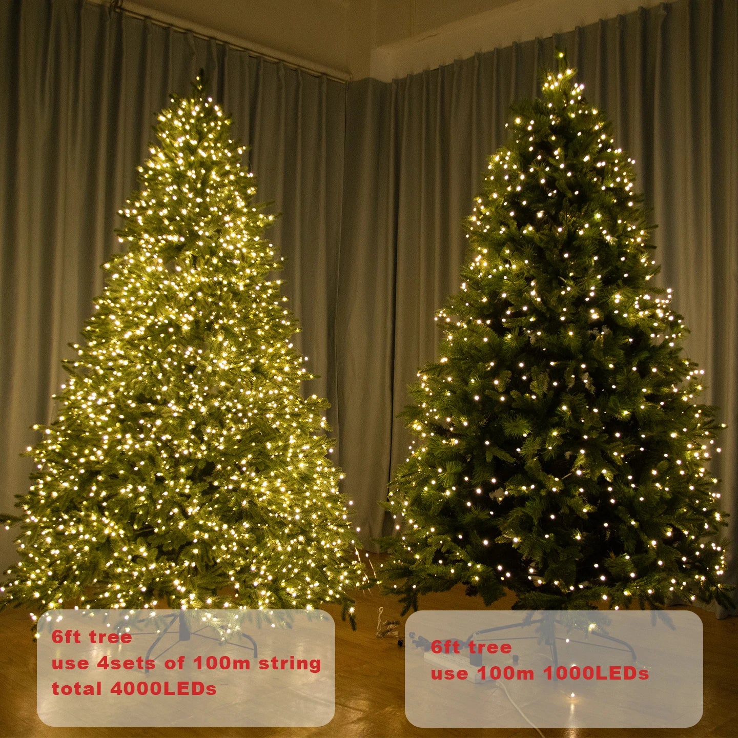 Twinkle Star Christmas Tree Decoration Fairy Lights Green Copper wire 30M 50M 100M 120M 200M 300M Plug in Garland String Light