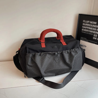 Large Capacity Travel Bag, Lightweight Short-Distance Boarding Bag, Dry and Wet Separation, Crossbody Fitness Bag, Luggage Bag