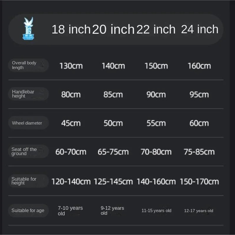 Cooya 18/20/22/24 Inch Male And Female Student Bikes Lightweight Variable Speed Shock-absorbing Disc Brake Mountain Bikes 2025