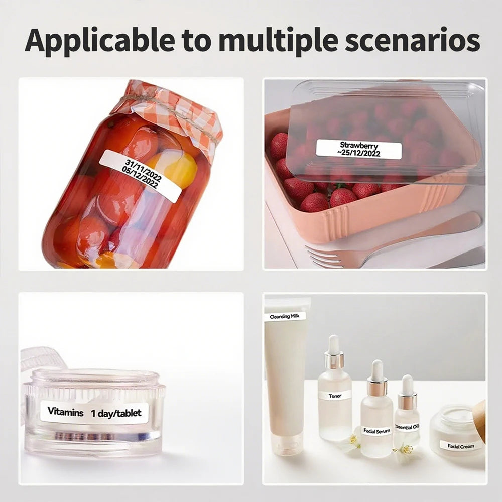 Marklife P15 Portable Thermal Printer Mini Label Printer Inkless Bluetooth Adhesive Printing Machine Sticker Labeling Machine