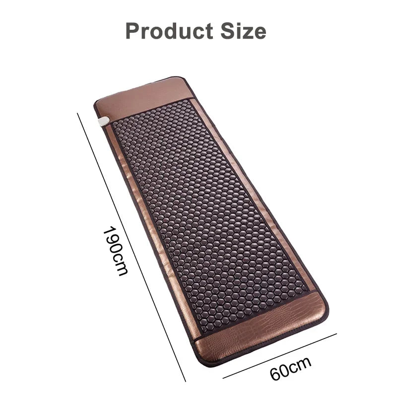 Natural Tourmaline & Germanium Stone Heating Pad 190x80cm Far-Infrared Therapy