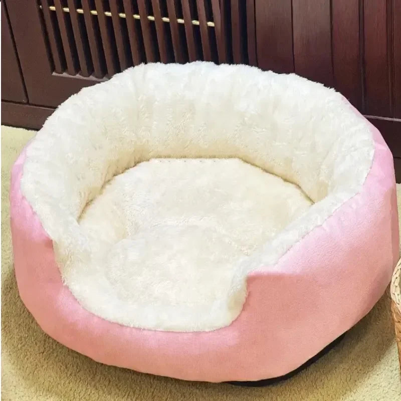 Soft Warm Dog Bed Pets Basket Cat House Sofa for Medium Large Dog Sofa Bed Cushion Dog Bed House Pet Supplies Accessories2025new