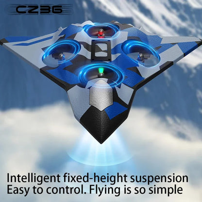 Cross-border Hit CZ36 Remote Control Foam Airplane, Drone Hovering Flight Fighter, Fixed Height Rolling Stunt Toy
