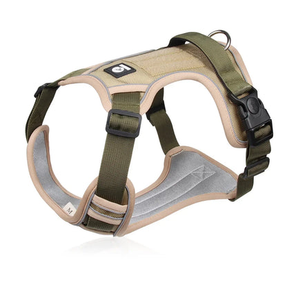 Reflective Tactical Dog Harness – 1680D Waterproof Oxford Cloth for Medium to Large Breeds