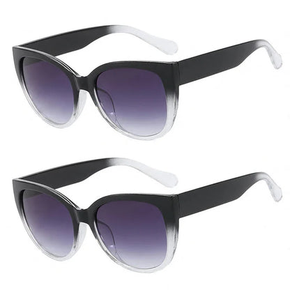 Fashion Cat Eye Sunglasses Women Gradient Color UV400 Designer Popular Shades