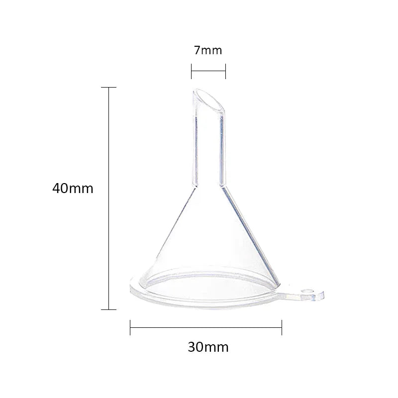 10pcs 30mm Small Plastic For Perfume Diffuser Bottle Bottles Bar Wine Flask Funnel Small Mouth Funnels