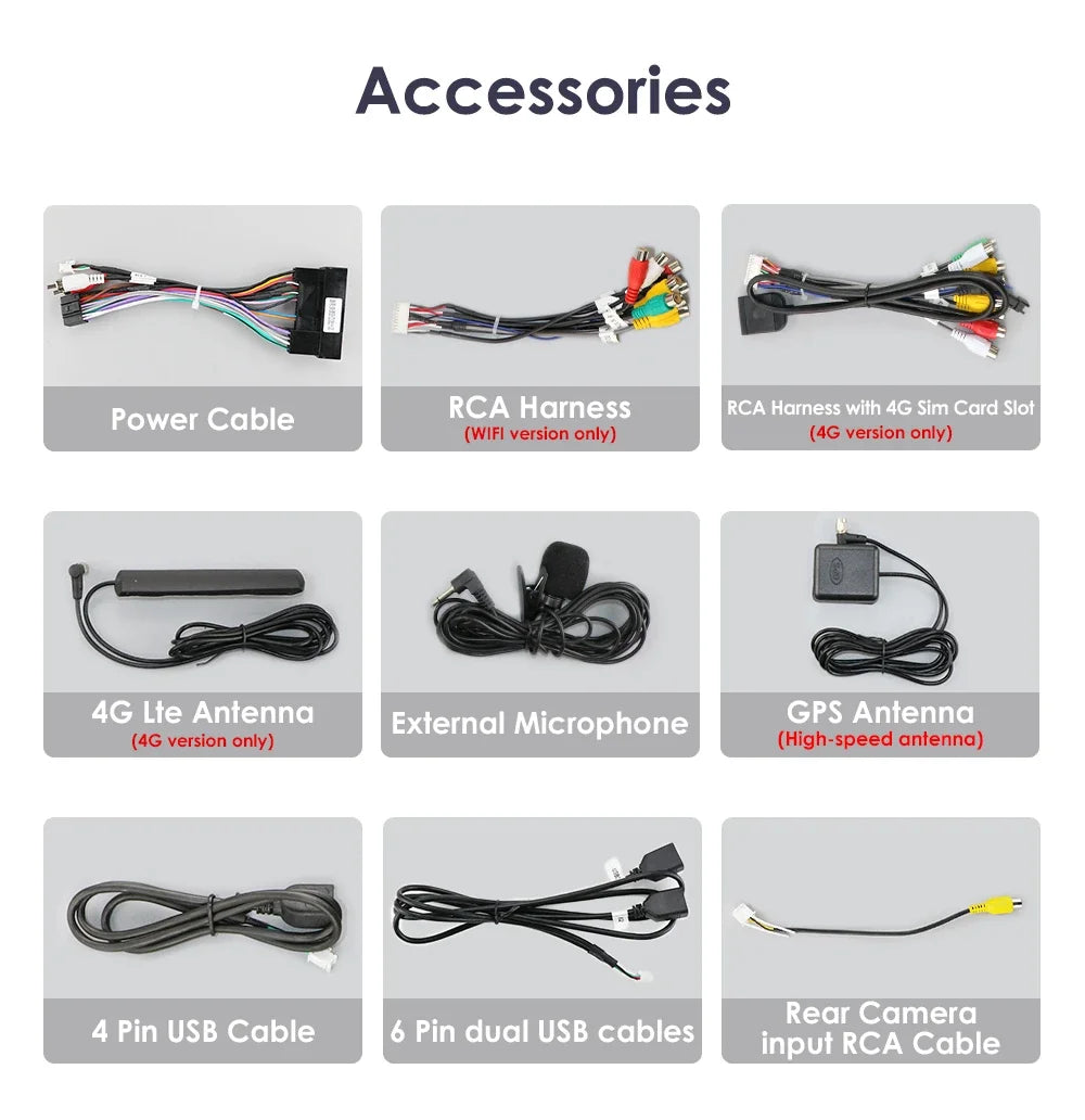 Hizpo 2Din 9inch Android13 Car Radio for Hyundai i10 2007- 2013 BT 4G Auto CarPlay Navi GPS RDS DSP UI7862 Intelligent System