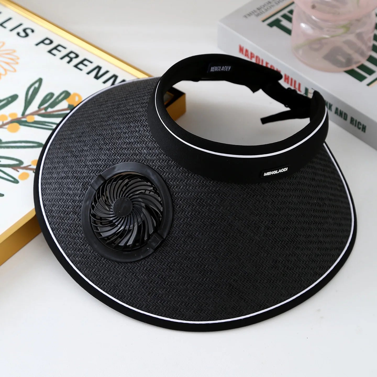 Outdoor Must-Have! Wide Brim Sun Hat With Built-in Fan - USB Charging, Lightweight, Suitable For Camping, Hiking & Fishing