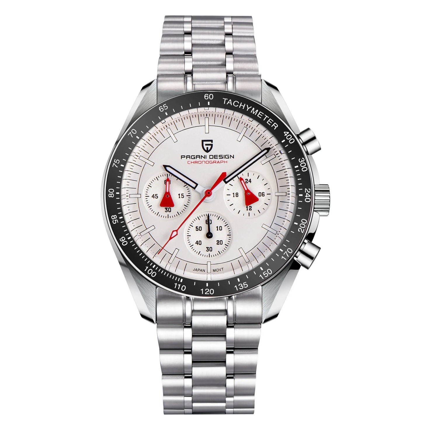 PAGANI DESIGN 1701 Men’s Luxury Quartz Watch Sapphire Bezel Chronograph 2025