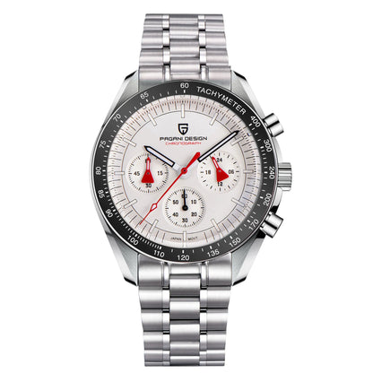 PAGANI DESIGN 1701 Men’s Luxury Quartz Watch Sapphire Bezel Chronograph 2025