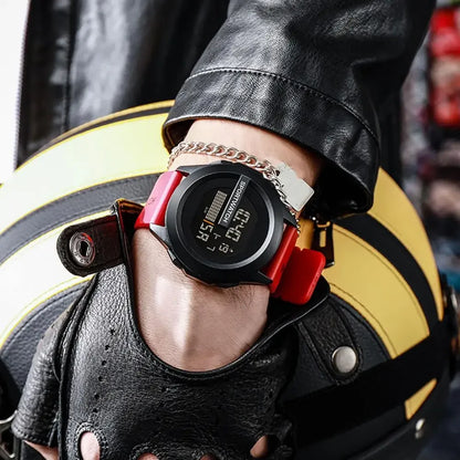 Men’s LED Digital Sports Watch Waterproof Fitness Alarm Multifunction Electronic