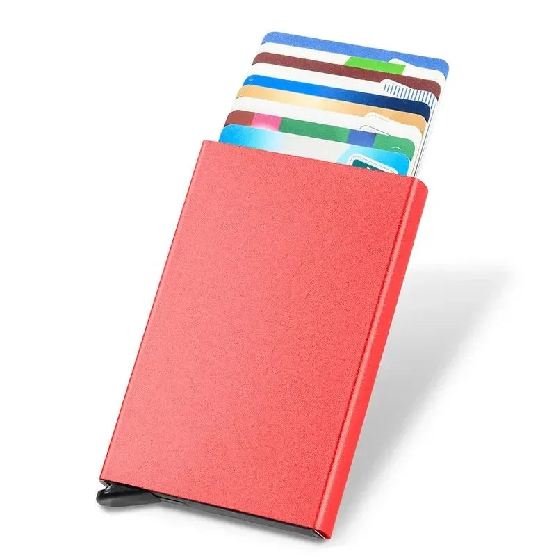 Men’s RFID Blocking Pop-Up Slim Wallet Credit Card Holder Small Money Case