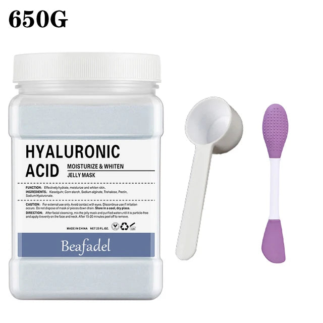 650g/200g Hydro Soft Jelly Mask Powder DIY  jelly Masks Peel Off Hyaluronic Acid Facial Skin Care Rose Mask For Face