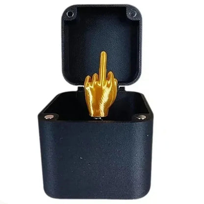 Middle Finger In A Box Out Of The Box Pop-up Middle Finger Gift Box Christmas Gift Boxs Novelty Creative Decor Gifts For Men Kid