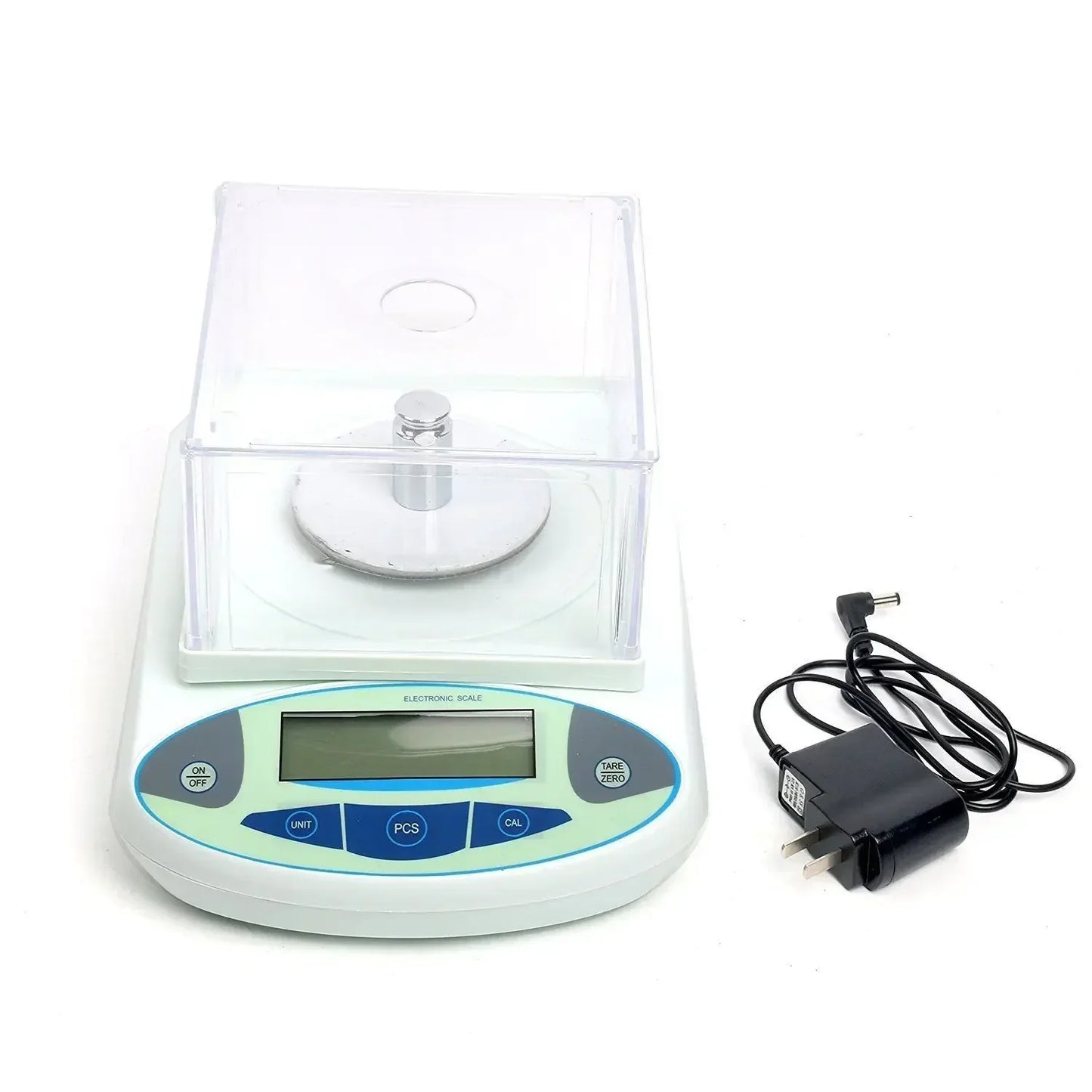 500gx0.001g Electronic Balance Scale with Windshield High Precision Laboratory Solid Analytical Digital Precision Balance Scale