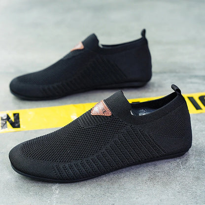 YRZL Mens Loafers Breathable Mesh Summer Lightweight Driving Moccasins Slip on Casual Shoes for Men Comfortable Walking Shoes