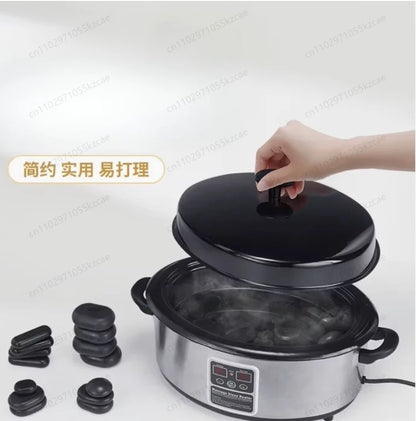 Digital Hot Stone Warmer Touch Screen Heater for Massage Therapy Stones Constant Temp