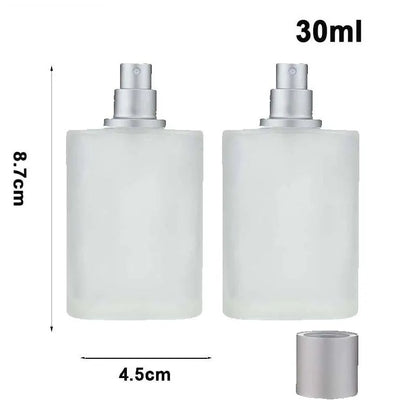 30ML/50ML Frosted Glass Empty Spray Bottle Perfume Atomizer, Refillable Fine Mist Spray Empty Perfume Bott