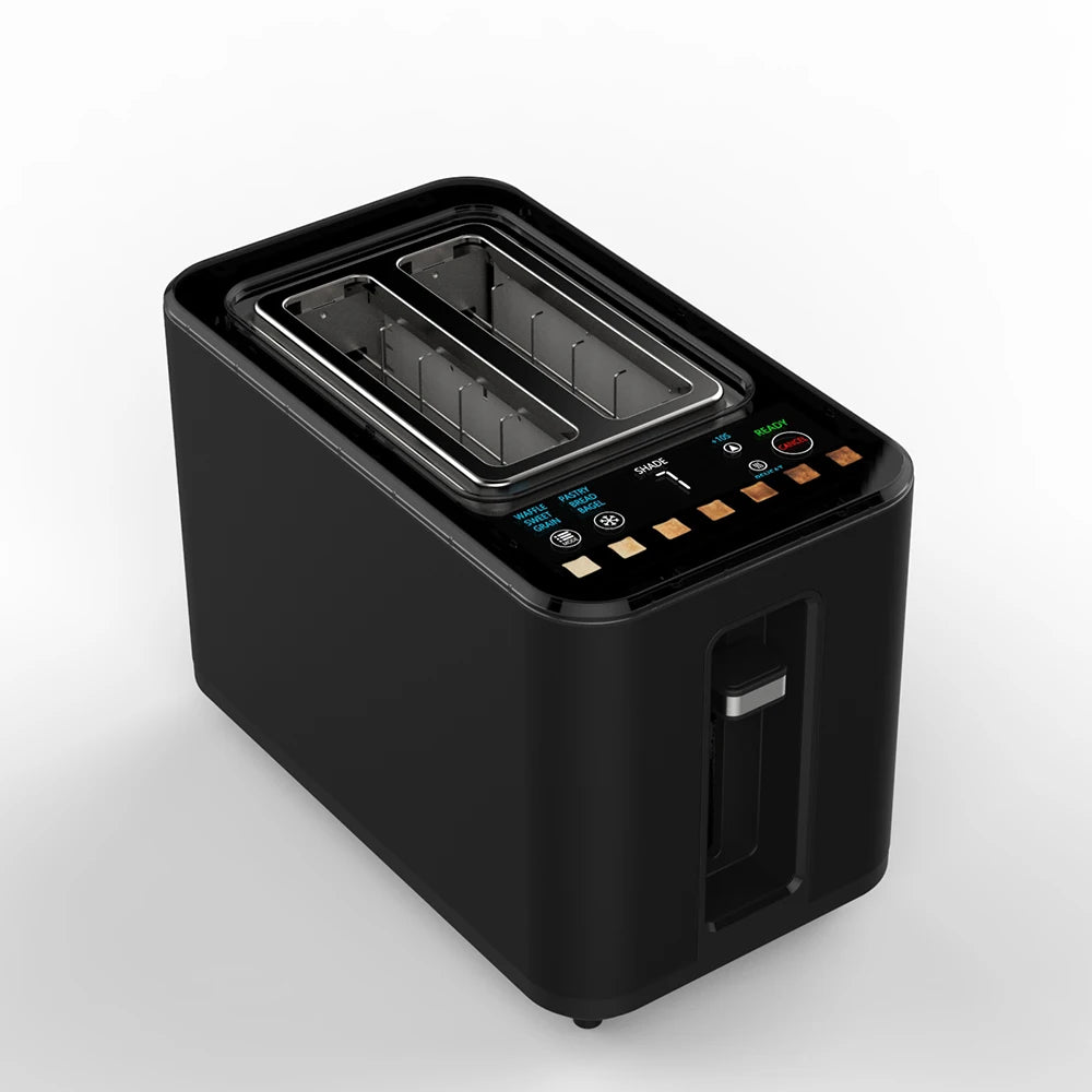 Smart Digital Touch Screen Toaster Skd Supplier Sandwich Maker Toaster with Sandwich Clamps