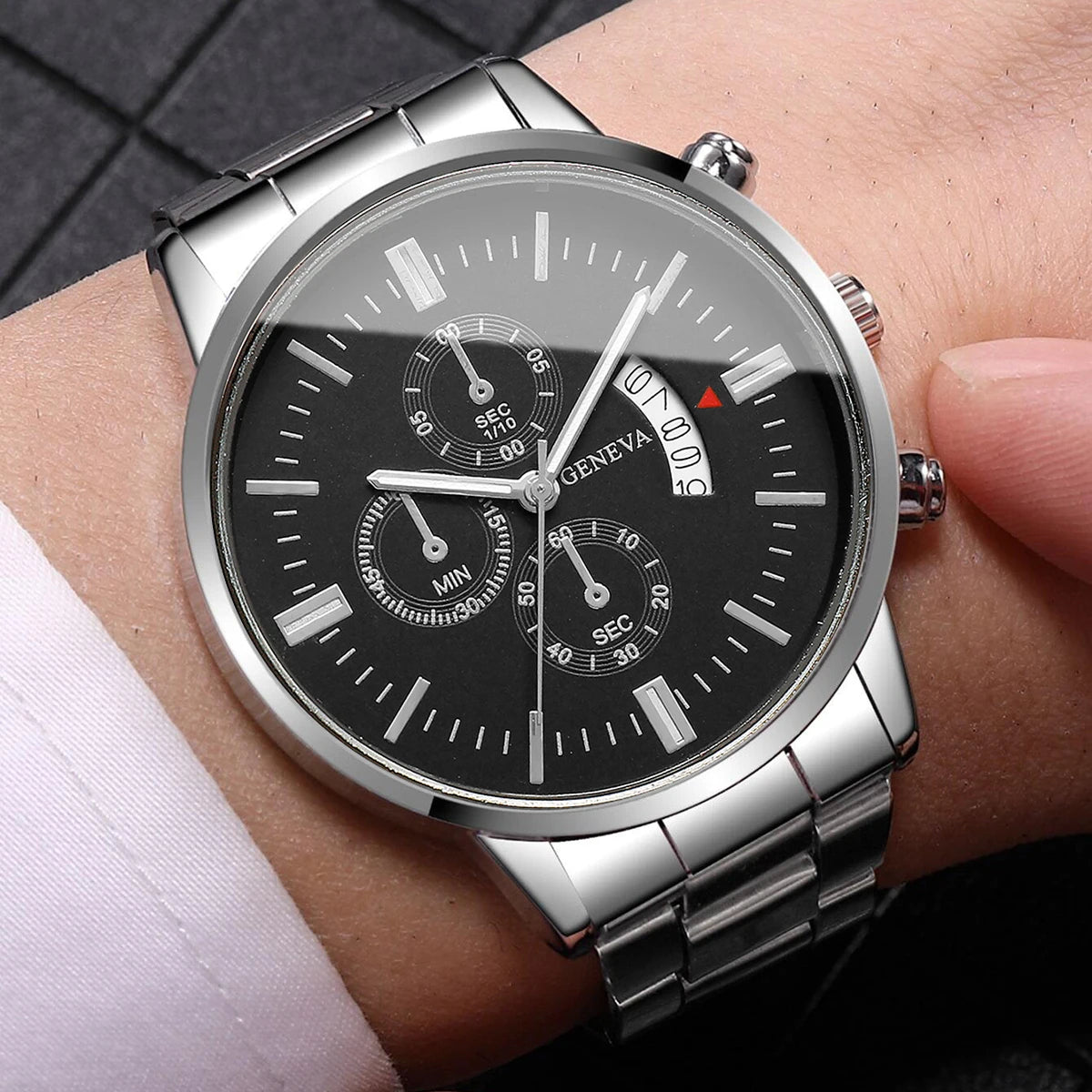 Men’s Luxury Business Quartz Watch Calendar Fashion Wristwatch Relogio Masculino
