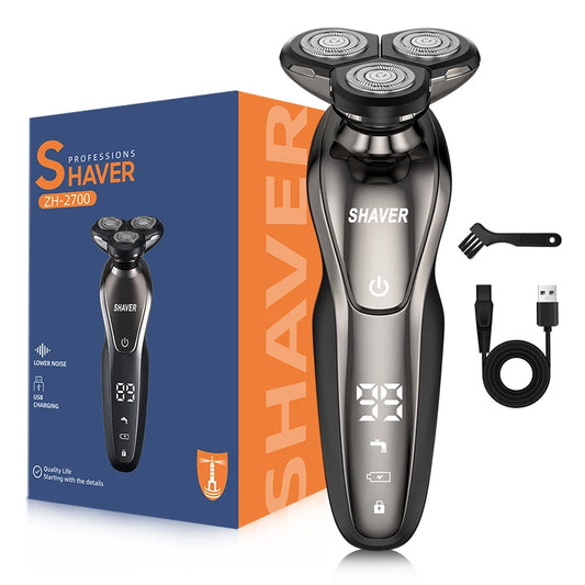 USB men's electric shaver, portable travel accessory, the best gift for husbands and fathers