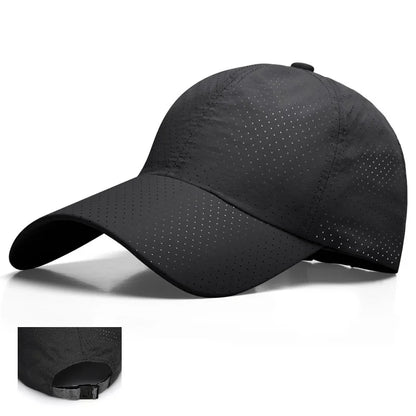 Running Hat Mesh Sports Cap Lightweight Quick Drying Runner Cap for Men Wom