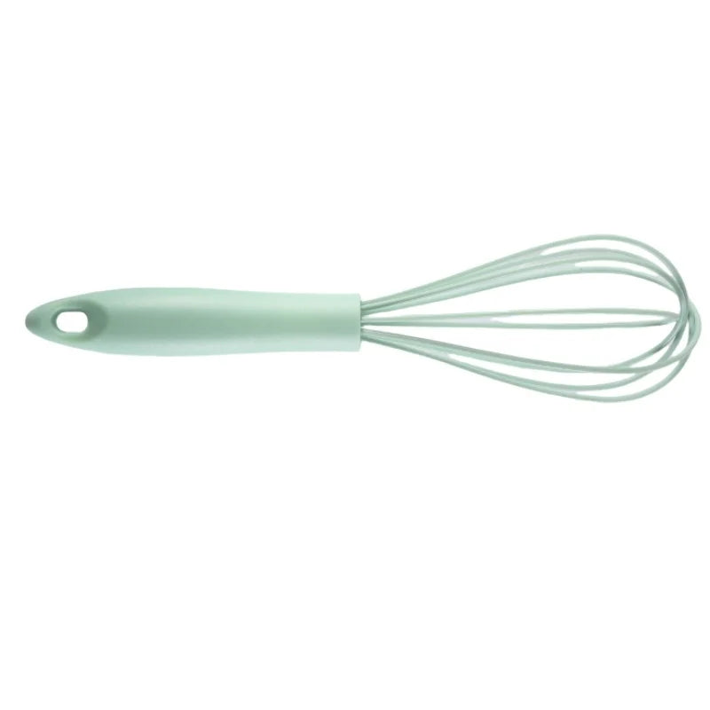 Household Kitchen Supplies Manual Egg Beater Silicone Handheld High Quality Stainless Steel Wire  Hig Temperature Resistant