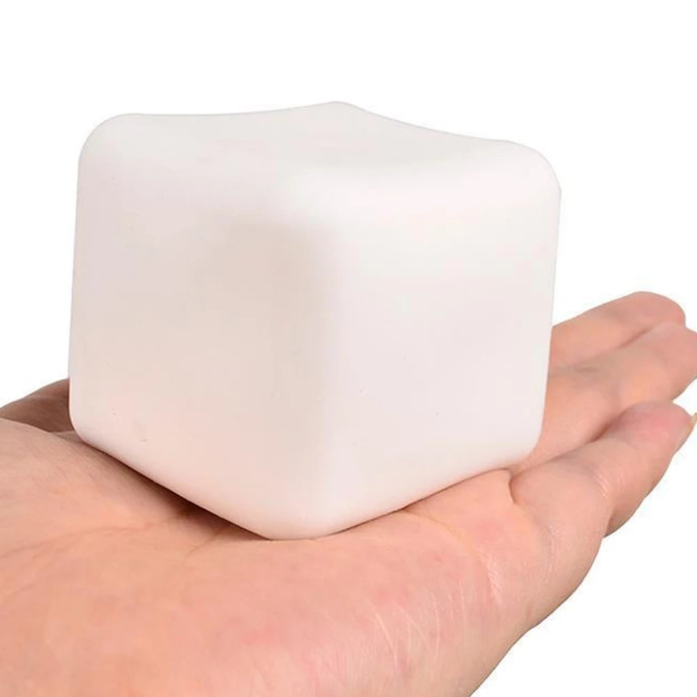 1Pc Cute Tofu Squishy Ball Stress Relief Sensory Toy Decompression Dough Ball Fidgets Toys for Adults Children Birthday Gifts