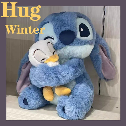 30-45cm Stitch Anime Figure Cute Cartoon Plush Sofa Pillow Appease Toy Fashion Bedroom Decoration Christma Gift For Boy And Girl