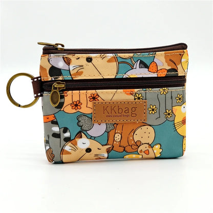 Cute Animals Cartoon Wallet – Small Zipper Coin Purse for Women & Students