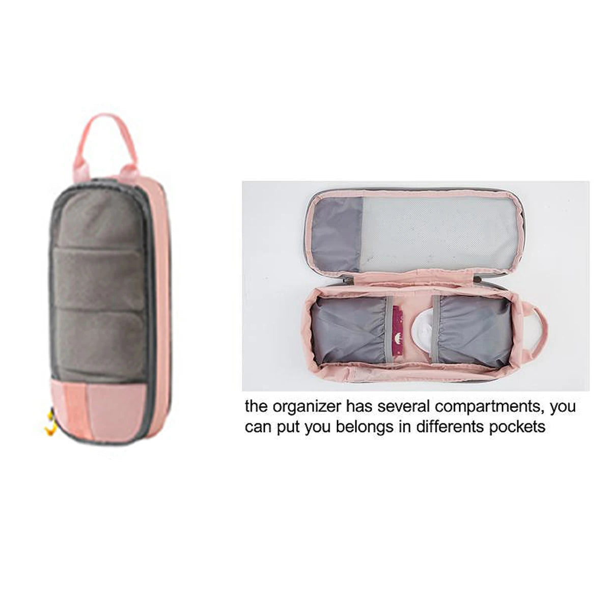 6 Piece Luggage Compression Packing Travel Organizer Bags for Travel Essentials Expandable Luggage Organizer Bags Pack Light As