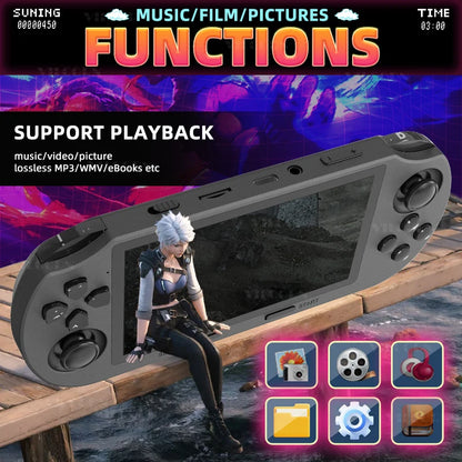 NEW SF3000 Portable Handheld Game Console Pocket Video Game Player 20000 Games For PS1 SFC Gameboy Machine Gift For Kids