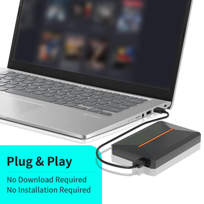 Hyper Base Lbox 500GB Gaming Hard Drive For PS4/PS3/PS2/Wii/Wiiu/Gamecube/Saturn With 3700+ Games Plug&Play For Win PC Launchbox