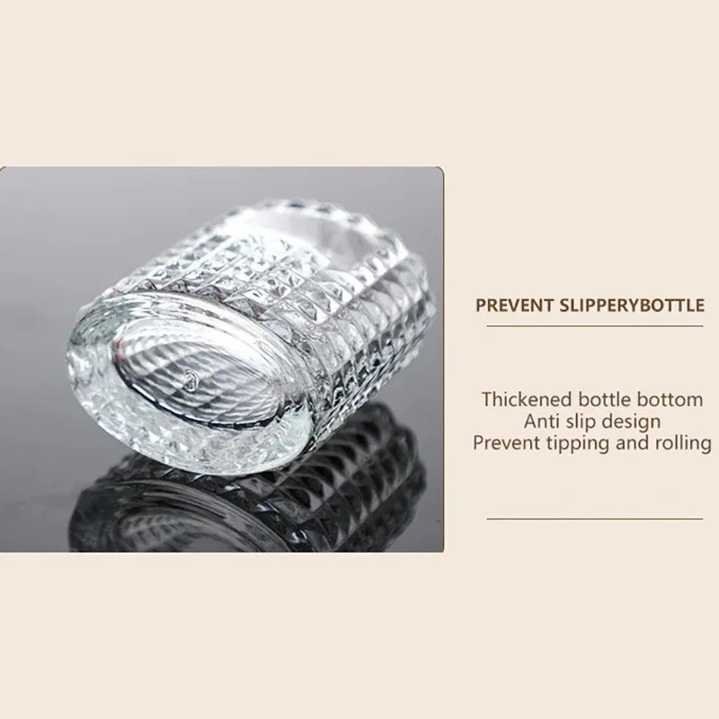 30/50ml Thick Clear Glass Fine Mist Spray Scent Aftershave Luxury Perfume Bottle Empty Atomizer Bottle Refillable Empty Atomizer