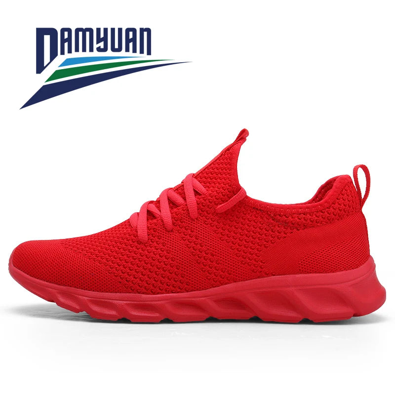 Fashion Outdoor Men Shoes Plus Size 47 Men Casual Shoes Summer High Quality Mesh Sneakers Lightweight Breathable Male Trainers