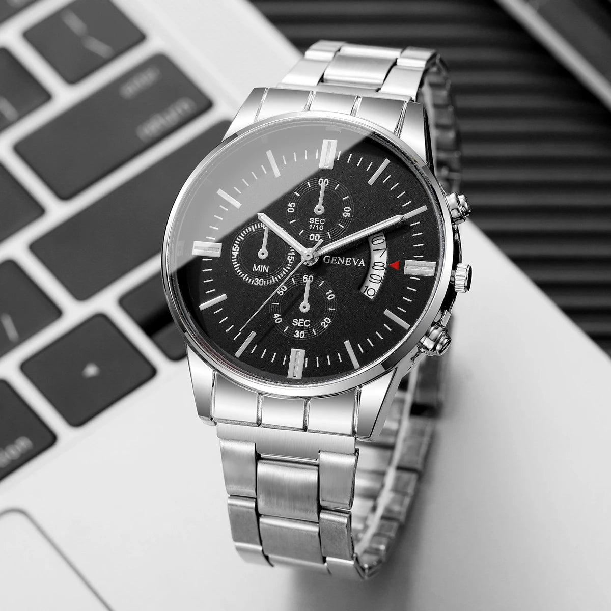 Men’s Luxury Business Quartz Watch Calendar Fashion Wristwatch Relogio Masculino