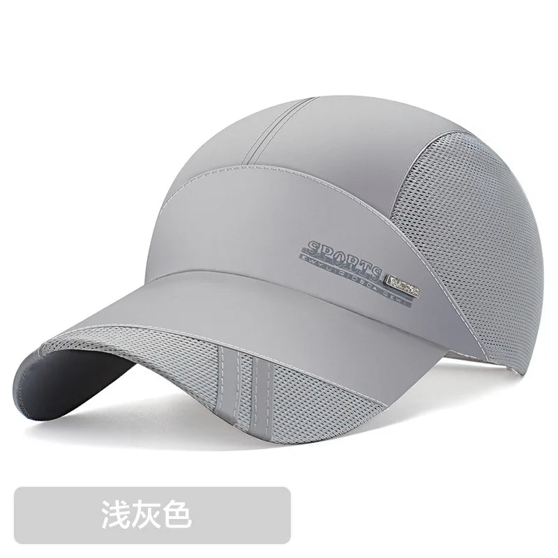 Running Hat Mesh Sports Cap Lightweight Quick Drying Runner Cap for Men Wom