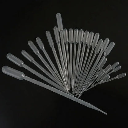 500pcs 1000pcs 2000pcs 0.2ml 0.5ml 1ml 2ml 3ml 5ml Transparent Plastic Pasteur Pipette Disposable Essential Oil Dropper