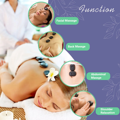 Hot Stone Massage Heater Box with Temperature Control Professional Spa Therapy Tool