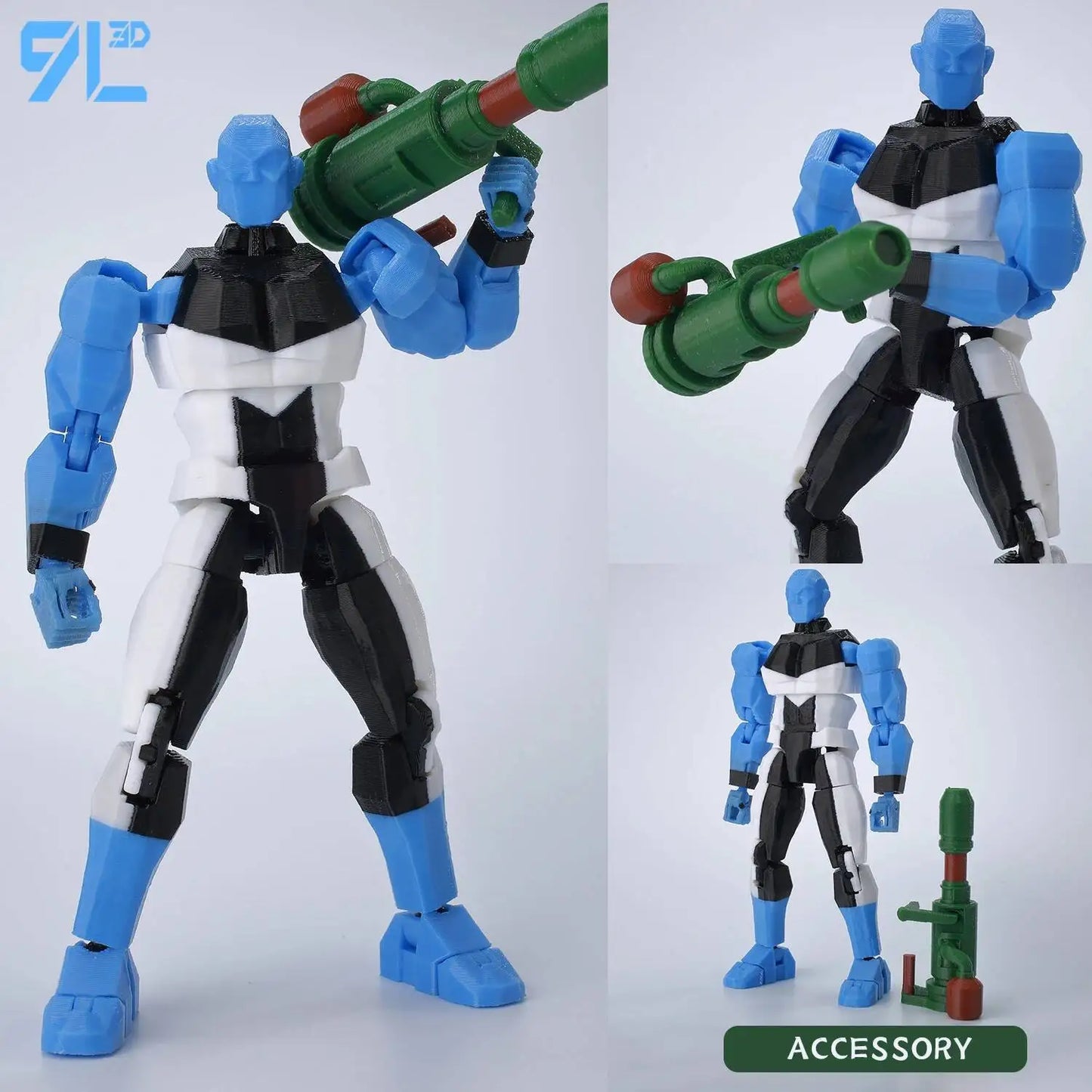 9L3D Lucky 13 Invincible Boy Conquer Omni Action Figure 3D Printed Anime Model Multi-Jointed Poseable Collectible Toy Gift Fan