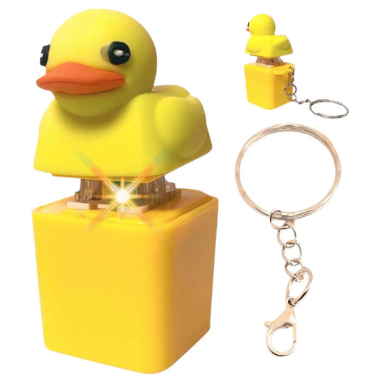 Fidget Toy That Quacks Fidget Quacking Button Keyring Sensory Toys Keycaps That Quack Stress Reliever For Attention And Fun