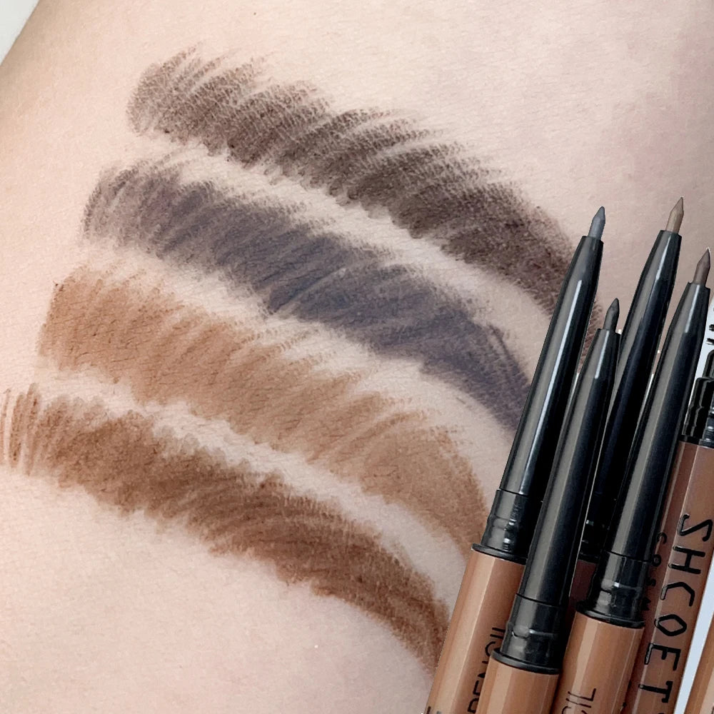 Ultra-Fine Head Dark Brown Eyebrow Pencil – Waterproof, Long-Lasting, Quick-Drying