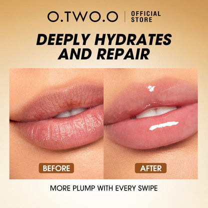 O-two-O Lip Oil Gloss – Plumping, Moisturizing, Non-Sticky Water Gloss & Tint Balm