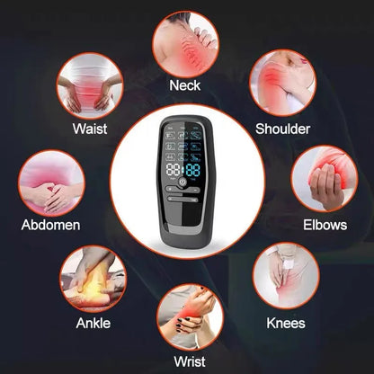 9 Modes EMS Electric Body Massager Low Frequency Pulse TENS Abdominal Electro Stimulator for Muscle Relaxation