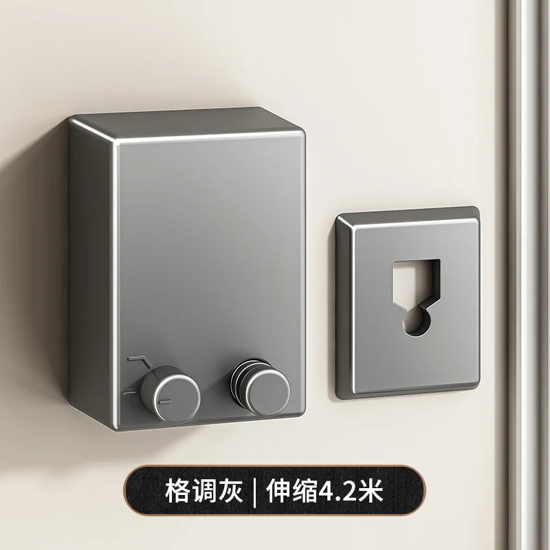 Retractable Clothesline Clothes Drying Rack For Household Stainless Seel Pull-Out Clothes-Drying Machine Rope Space-Saving